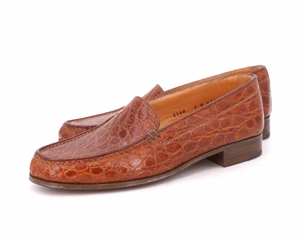 NEW GRAVATI men's slip on loafer in cognac